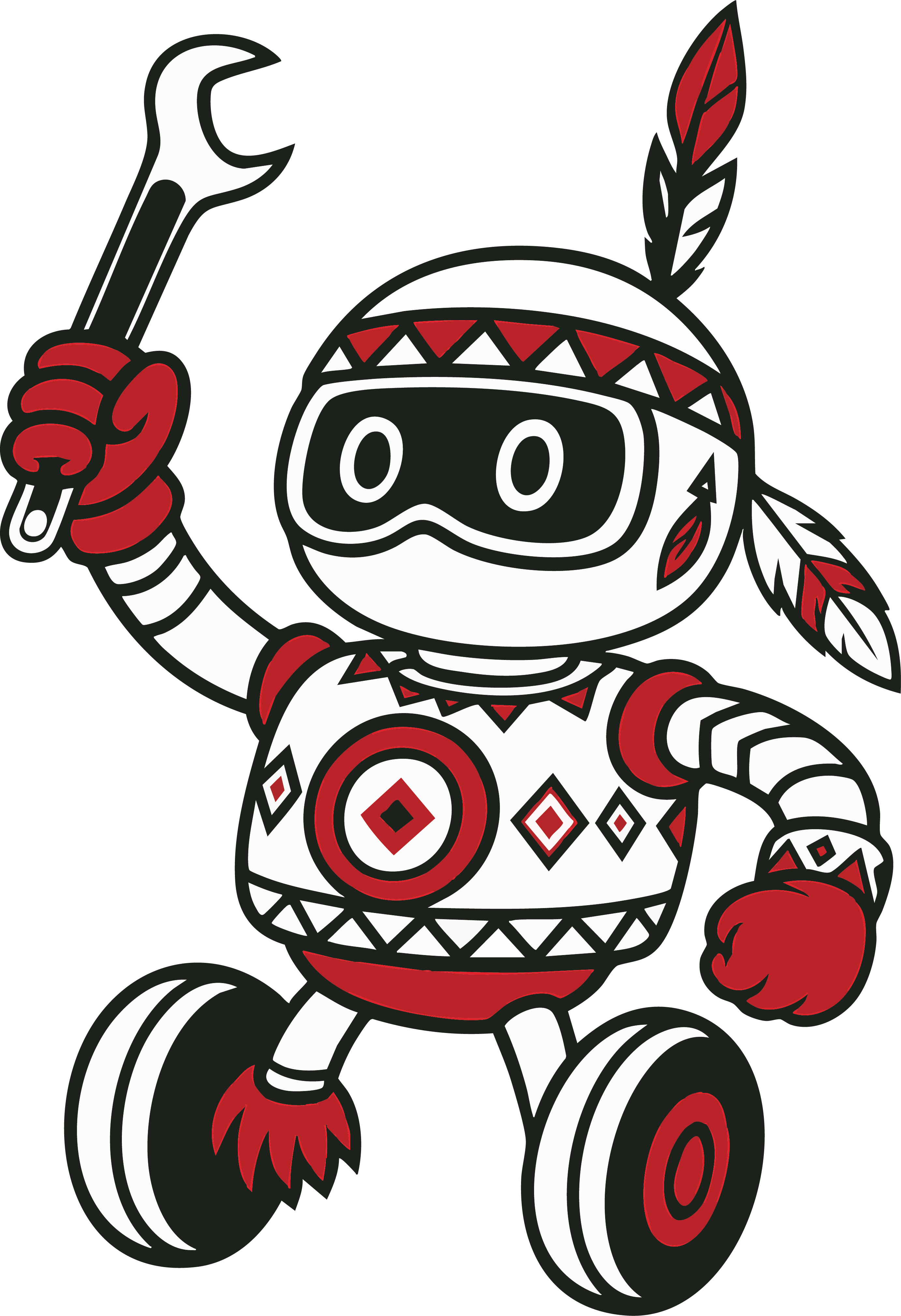 Tom E. Hawk mascot